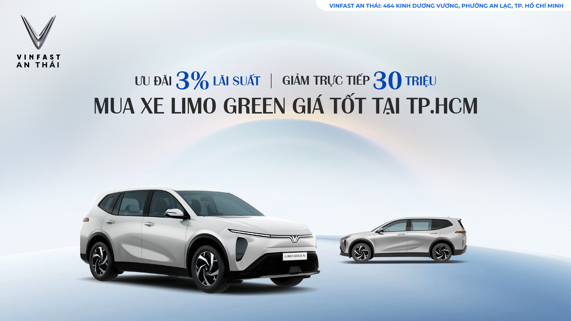 MUA XE LIMO XANH GIÁ TỐT NHẤT TẠI TP.HCM – ƯU ĐÃI LÃI SUẤT 3% & GIẢM NGAY 30 TRIỆU ĐỒNG!